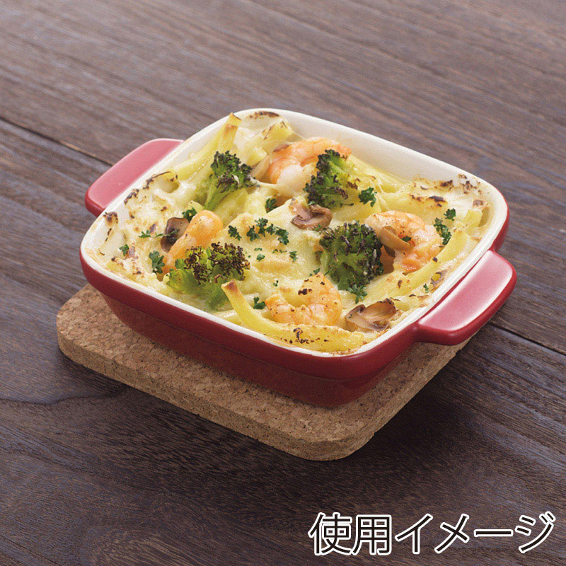 パール金属 オーブンシェフ　コルク鍋敷　角型 17×14cm HB-3450 1個（ご注文単位120個）【直送品】