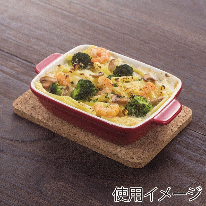 パール金属 オーブンシェフ　コルク鍋敷　角型 21×14cm HB-3451 1個（ご注文単位120個）【直送品】