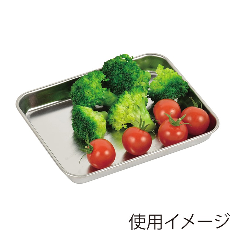 パール金属 ステンレス製調理トレー ミニ 155×125×15mm HB-3507 1個(ご注文単位10個)【直送品】