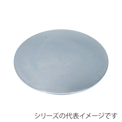 サカエ クルクル回転盤 500φ スチール製メッキ グレー KUM-500 1台(ご注文単位1台)【直送品】