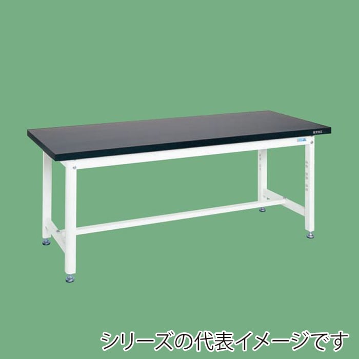 サカエ 実験用作業台 トレスパ天板 1200mm パールホワイト KFT-1275 1台(ご注文単位1台)【直送品】