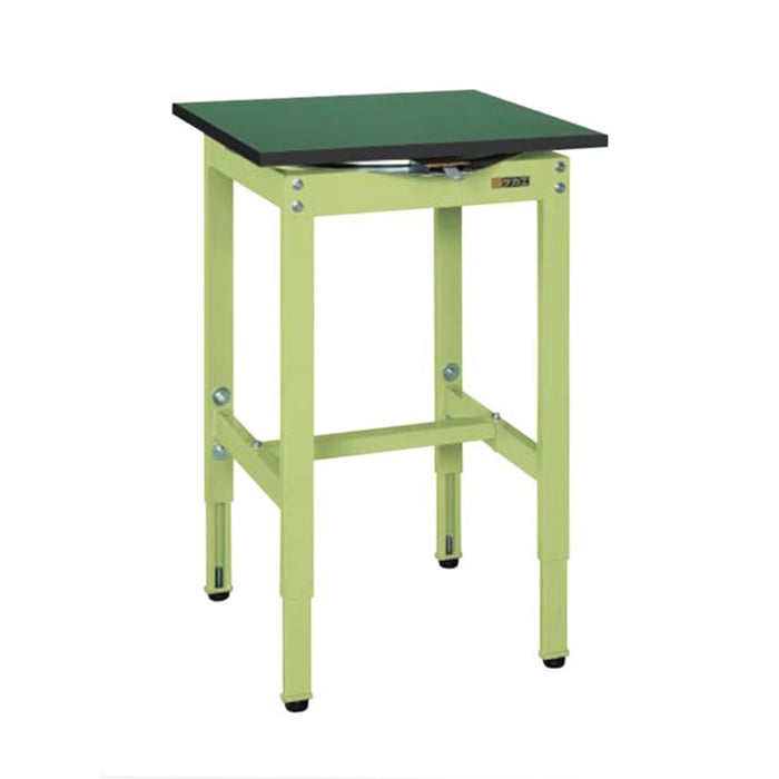 サカエ 回転作業台サカエリューム天板　グリーン／グリーン TRK-600SE 1台（ご注文単位1台）【直送品】