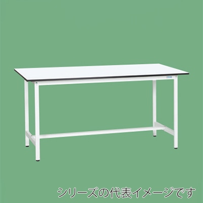 サカエ 軽量立作業台　KADタイプ　スタンダード パールホワイト KAD-156MW 1台（ご注文単位1台）【直送品】