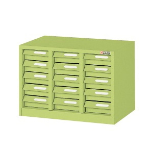 サカエ ハニーケース　スチールボックス30個 グリーン S-15N 1台（ご注文単位1台）【直送品】