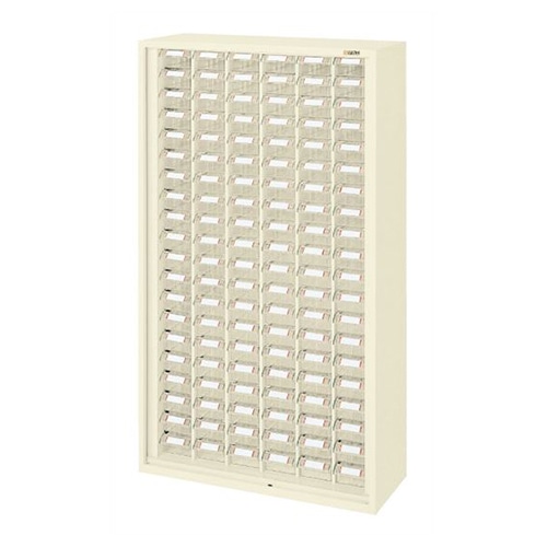 サカエ グランデケース　引出し120個 アイボリー LP-120N 1台（ご注文単位1台）【直送品】