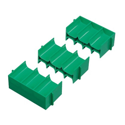 サカエ ドリルトレー A-2×3 グリーン DRT-A2S 1セット(ご注文単位1セット)【直送品】