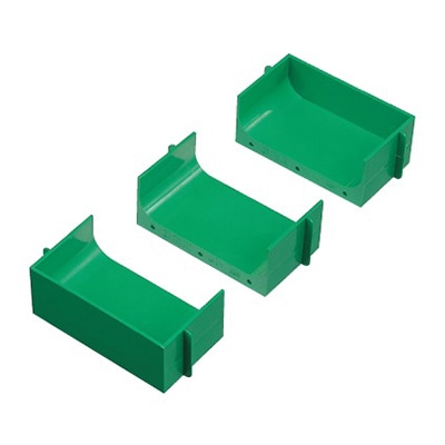 サカエ ドリルトレー C-2×3 グリーン DRT-C2S 1セット(ご注文単位1セット)【直送品】