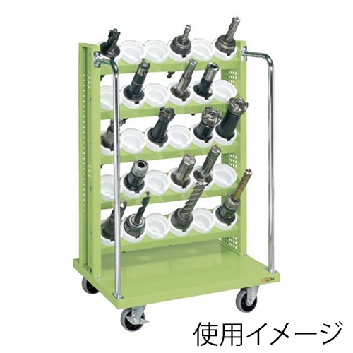 サカエ ツーリングワゴン UT-50×30個 4輪自在 グリーン TLR-35A 1台(ご注文単位1台)【直送品】
