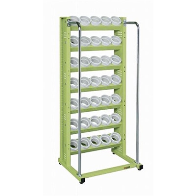 サカエ ツーリングラック AS-50×35個 グリーン ASN-17AN 1台(ご注文単位1台)【直送品】