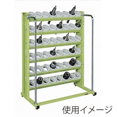 サカエ ツーリングラック AS-50×48個 グリーン ASN-26AN 1台(ご注文単位1台)【直送品】