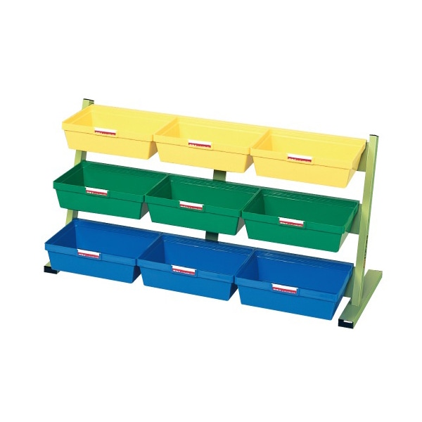 サカエ ミニハンガー　パーツボックス9個 グリーン NV-378 1台（ご注文単位1台）【直送品】