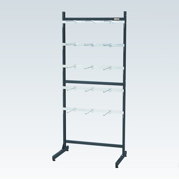 サカエ ラックシステム フックハンガータイプ 固定式 5段 PLS-20300D 1台(ご注文単位1台)【直送品】