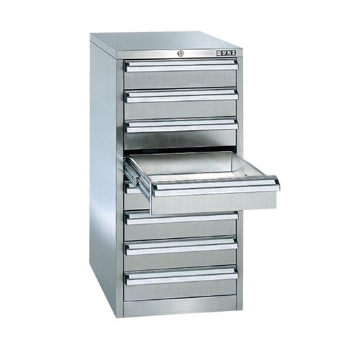 サカエ ステンレスキャビネット　引出し8段　SUS304  SU-88SB 1台（ご注文単位1台）【直送品】