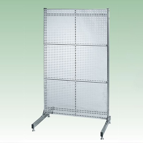 サカエ ステンレスラック パンチングパネルタイプ 固定式 PLS-3PSU 1台(ご注文単位1台)【直送品】