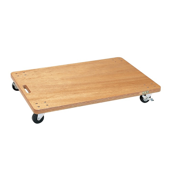 サカエ 板台車 4輪自在 ゴム車 YM-6N 1台(ご注文単位1台)【直送品】