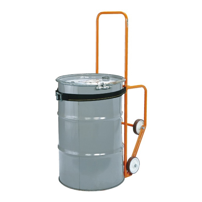 サカエ ドラム缶運搬車 オレンジ DR-6M 1台(ご注文単位1台)【直送品】