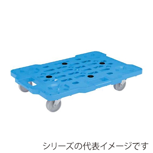 サカエサカエメッシュキャリー 自在+固定 10台セット ナイロン車 ブルー SCR-M450NKBX 1セット(ご注文単位1セット)【直送品】