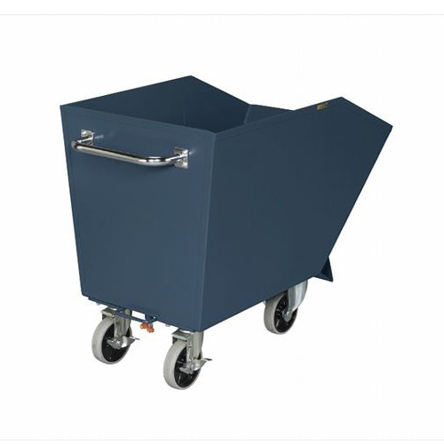 サカエ スクラップ台車 100L ダークグレー S-2S 1台(ご注文単位1台)【直送品】