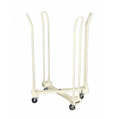 サカエ 伸縮式収納キャリー ゴム車 アイボリー SNK-7595I 1台(ご注文単位1台)【直送品】