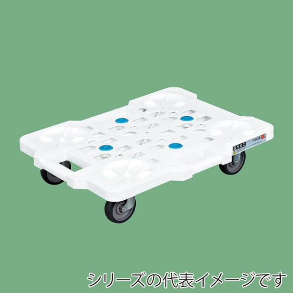 サカエサカエメッシュキャリー 4輪自在 サイレント車 ホワイト SCR-M450SEW 1台(ご注文単位1台)【直送品】