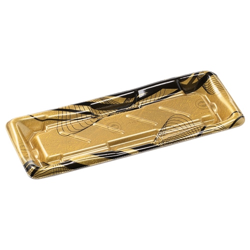 エフピコ 寿司容器 彩風 本体 1-5 はくざ金彩 50枚/袋(ご注文単位20袋)【直送品】