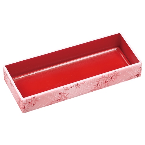 エフピコ 折箱容器 本体 WHS-440-33(V) 小春ピンク朱 40枚/袋(ご注文単位10袋)【直送品】