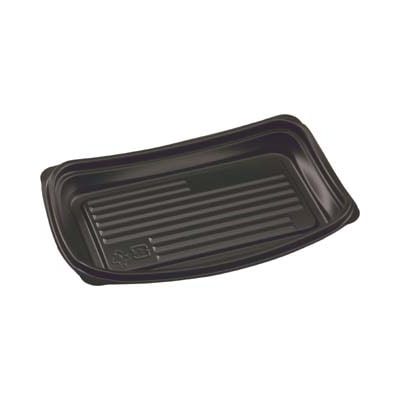 エフピコ 惣菜容器　FT京デリ　本体 435（V） 黒 50枚/束（ご注文単位12束）【直送品】