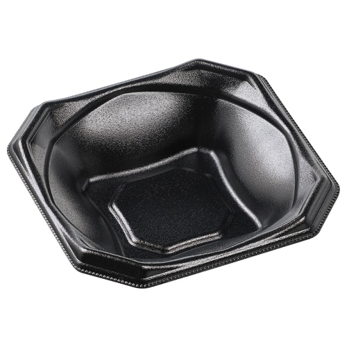 エフピコ 丼容器　MFPかぐら丼　本体 15-15 黒 50枚/袋（ご注文単位24袋）【直送品】