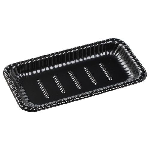 エフピコ オードブル容器 ティアラ角皿 本体 29-15 エコ黒 50枚/袋(ご注文単位8袋)【直送品】