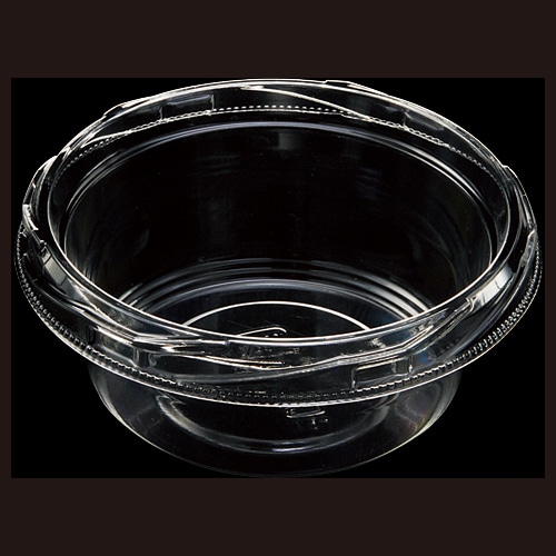 エフピコ 惣菜容器　SQ-丸　本体 100-130（V） 透明 50枚/袋（ご注文単位30袋）【直送品】