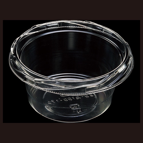 エフピコ 惣菜容器　SQ-丸　本体 100-170（V） 透明 50枚/袋（ご注文単位30袋）【直送品】