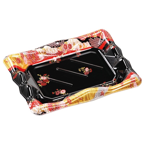 エフピコ 寿司容器 氷河 本体 2-3 V1 花錦 50枚/袋(ご注文単位18袋)【直送品】