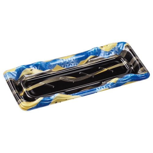 エフピコ 寿司容器 大波皿 本体 1-5 V1 山瀬青 50枚/袋(ご注文単位20袋)【直送品】