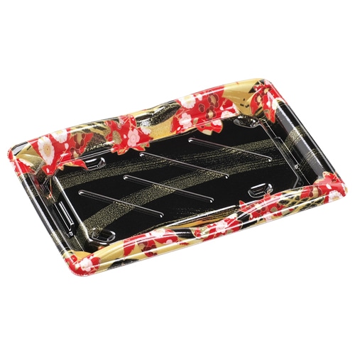 エフピコ 寿司容器 弓橋 本体 2-4(V1) 風花金 50枚/袋(ご注文単位18袋)【直送品】