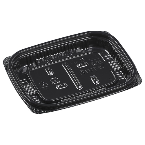 エフピコ 惣菜容器　MSD惣菜　本体 14-11（17） 黒 50枚/袋（ご注文単位32袋）【直送品】