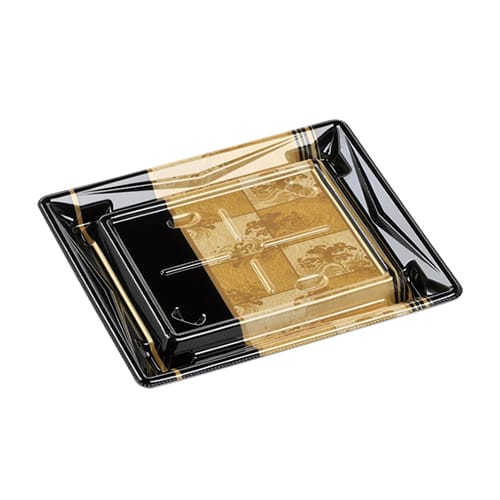 エフピコ 刺身容器 Sステージ 本体 19-17 輪島金 50枚/袋（ご注文単位16袋）【直送品】