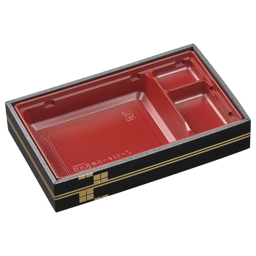 エフピコ 折箱弁当容器 本体 WU-415-2 本陣赤 20枚/袋(ご注文単位20袋)【直送品】