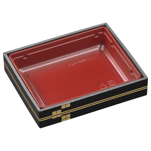 エフピコ 折箱弁当容器 本体 WU-413-35 本陣赤 20枚/袋(ご注文単位20袋)【直送品】