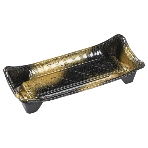 エフピコ 寿司容器 京錦 本体 1-5 渋み金 50枚/袋(ご注文単位16袋)【直送品】