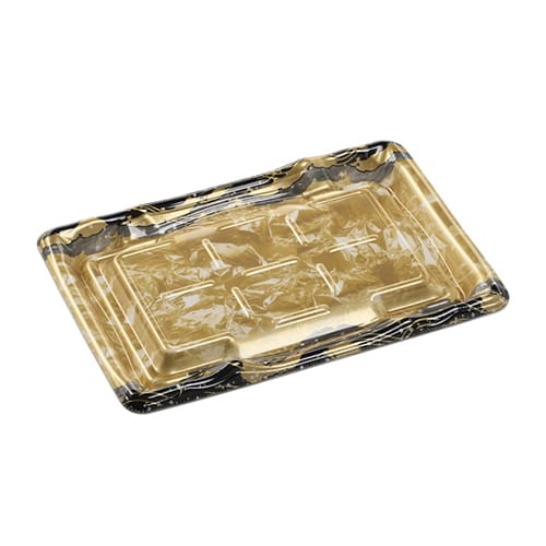 エフピコ 刺身容器 大波台 本体 24-17 荒波金 50枚/袋（ご注文単位12袋）【直送品】