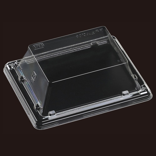 エフピコ 刺身容器　鈴音　嵌合蓋 T-鈴音15-11　APET　エコ  50枚/袋（ご注文単位24袋）【直送品】