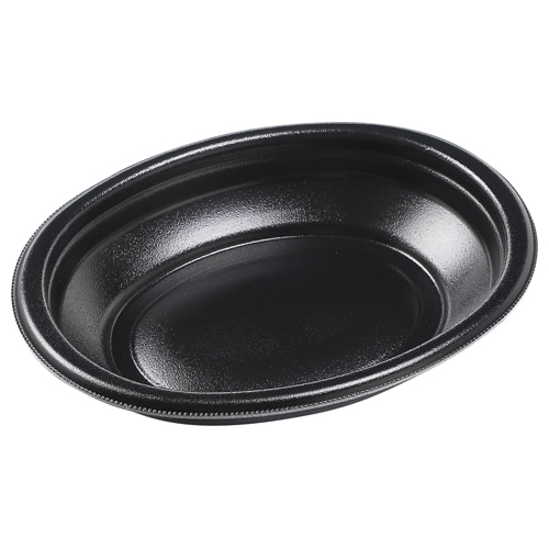 エフピコ 軽食容器　MFPデリプレ　本体 22-17 黒 25枚/袋（ご注文単位16袋）【直送品】