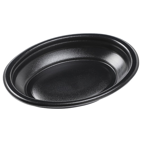 エフピコ 軽食容器　MFPデリプレ　本体 25-18 黒 25枚/袋（ご注文単位12袋）【直送品】