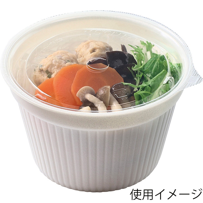 エフピコ 食品容器 ドリスカップ129用 内嵌合透明蓋 C字 30枚/袋