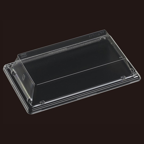 エフピコ 刺身容器　Sステージ　嵌合蓋 T-Sステージ24-14　APエコ 透明 50枚/束（ご注文単位12束）【直送品】