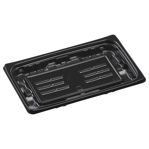 エフピコ 惣菜容器　FTプレイン　本体 18-11（20） 黒 50枚/袋（ご注文単位24袋）【直送品】