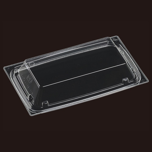 エフピコ 惣菜容器　プレイン　内嵌合高蓋 T-プレイン18-11内嵌高蓋OPS　H  50枚/袋（ご注文単位24袋）【直送品】