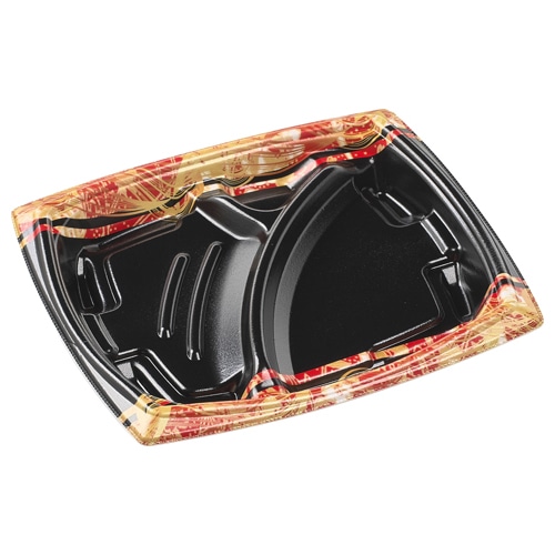 エフピコ 弁当容器　MFPエリッシュ　本体 22-20-1 疾風赤 50枚/袋（ご注文単位8袋）【直送品】