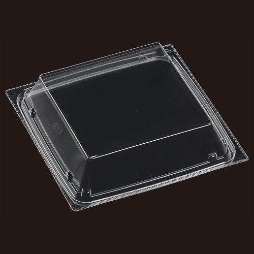 エフピコ 惣菜容器　プレイン　内嵌合高蓋 T-プレイン17-17内嵌高蓋OPS　H  50枚/袋（ご注文単位18袋）【直送品】