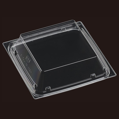 エフピコ 惣菜容器　プレイン　内嵌合高蓋 T-プレイン15-15内嵌高蓋OPS　H  50枚/袋（ご注文単位24袋）【直送品】